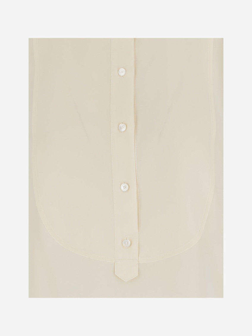 Off White Silk Top 3