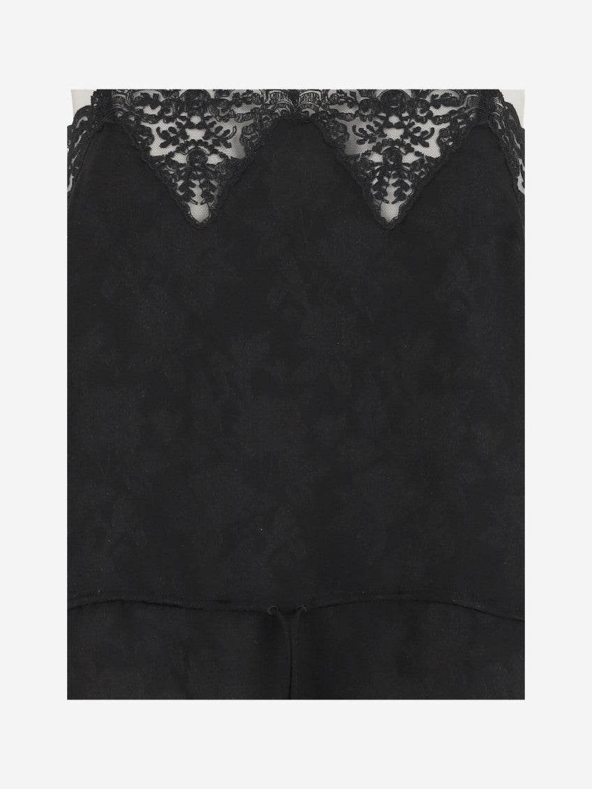 Black Drawstring Camisole Top 3
