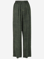 Green Silk Pants 1