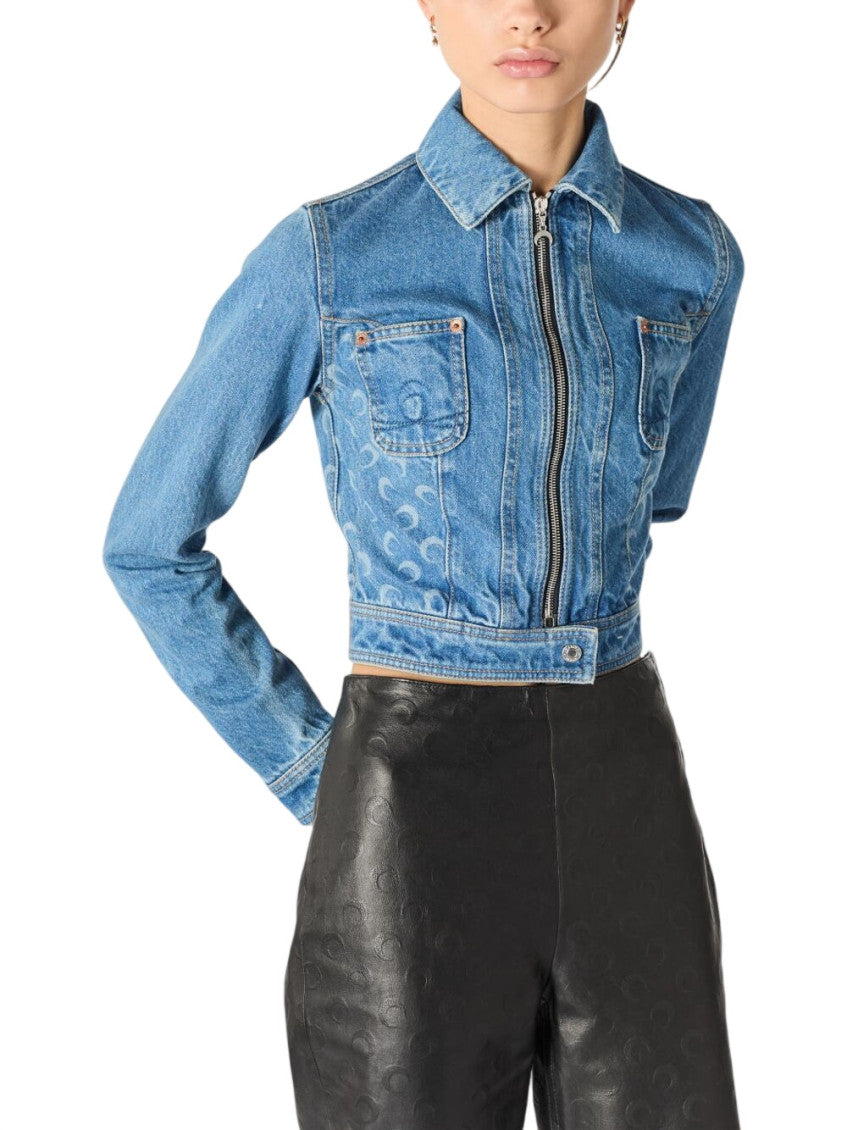 Blue Shirt Collar Jacket 2