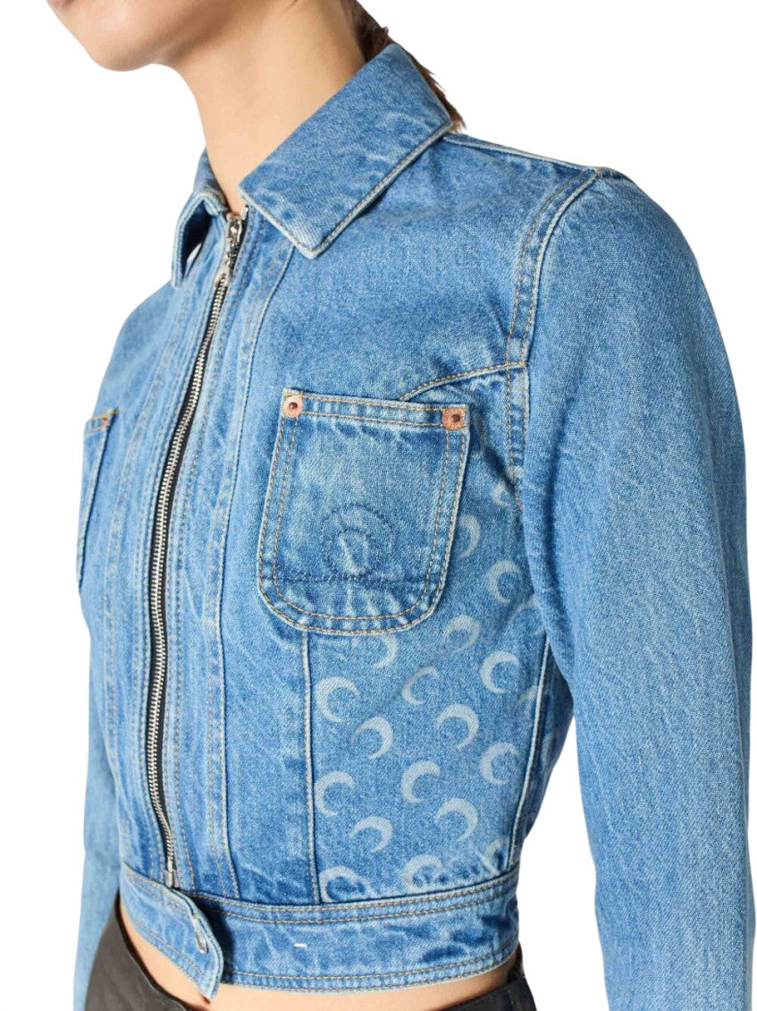 Blue Shirt Collar Jacket 3