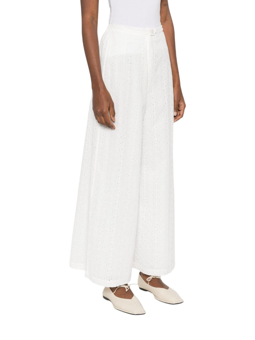 White Cotton Trouser 3