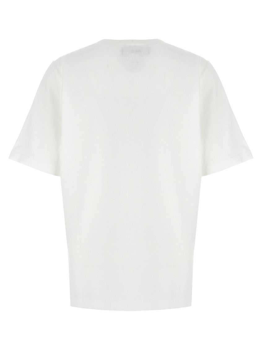 White Logo print T-shirt 2