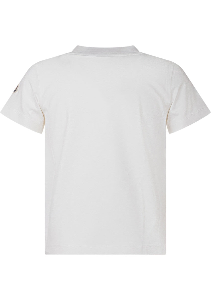 Kids White Graphic T-Shirt 2