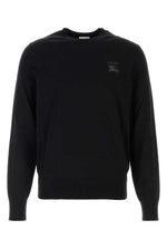 Black Logo Crew Neck Sweater 1