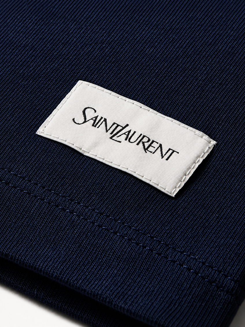 Navy Blue Crew Neck T-Shirt 3