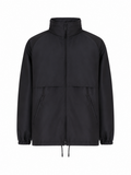 Black Mock Collar Jacket 1