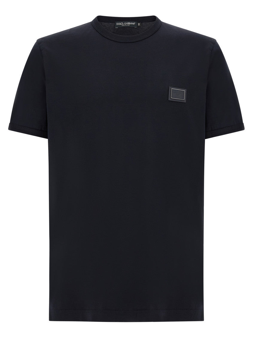 Blue Logo Crew Neck T-Shirt 1
