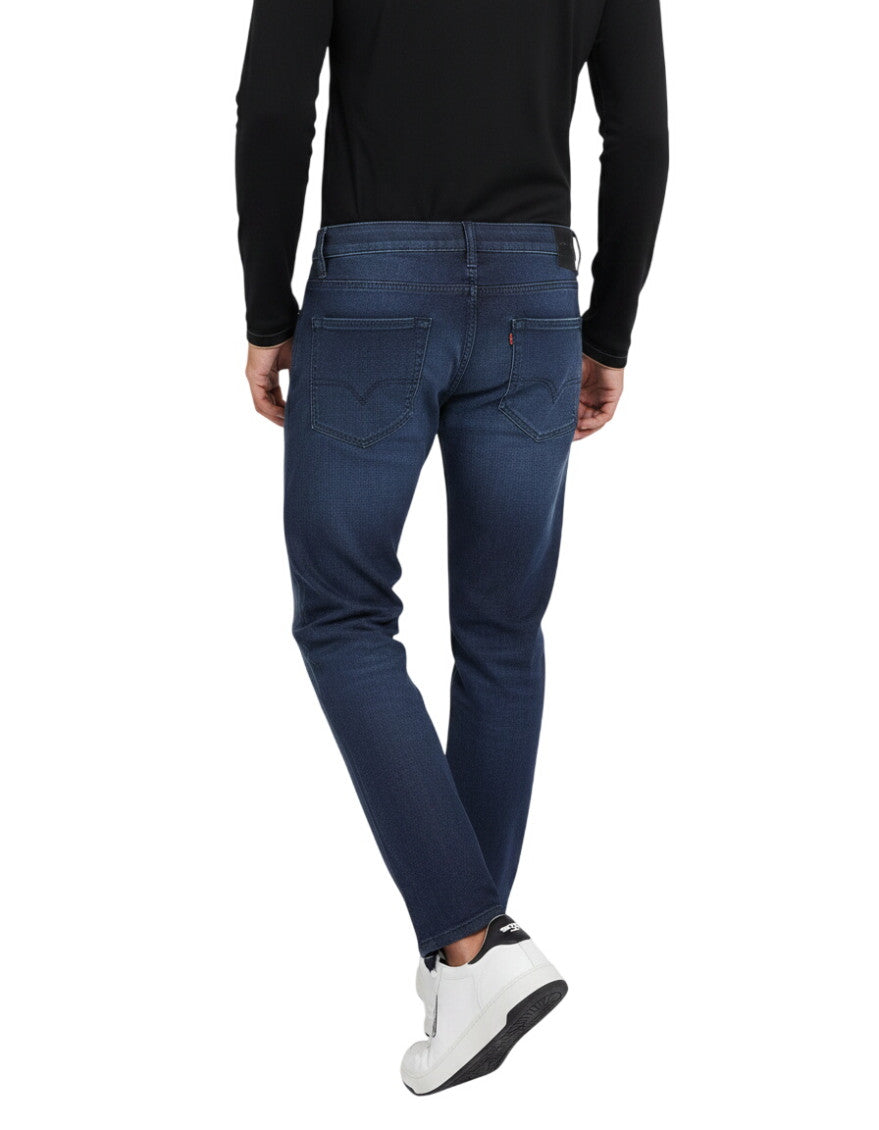 Blue Slim Mid Rise Jeans 2
