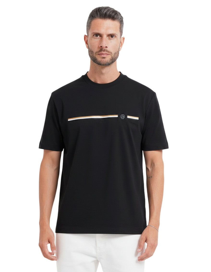 Black Crew Neck T-Shirt 1