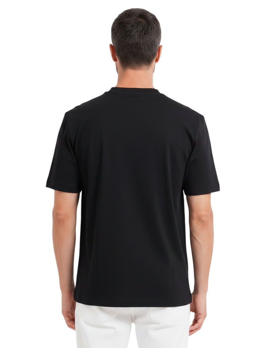 Black Crew Neck T-Shirt 2