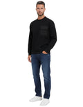 Black Crew Neck Sweatshirt 1