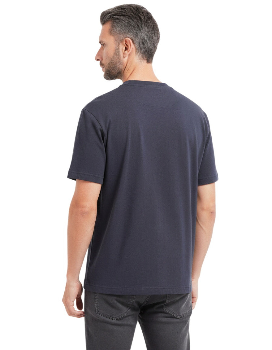 Blue Logo Crew Neck T-Shirt 2