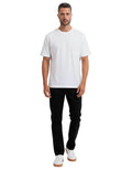White Logo Crew Neck T-Shirt 1