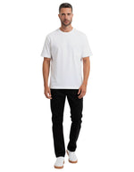 White Logo Crew Neck T-Shirt 1