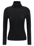 Black Knitted Turtle Neck Sweater 1