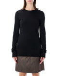 Black Solid Round Neck T-Shirt 1