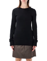 Black Solid Round Neck T-Shirt 1