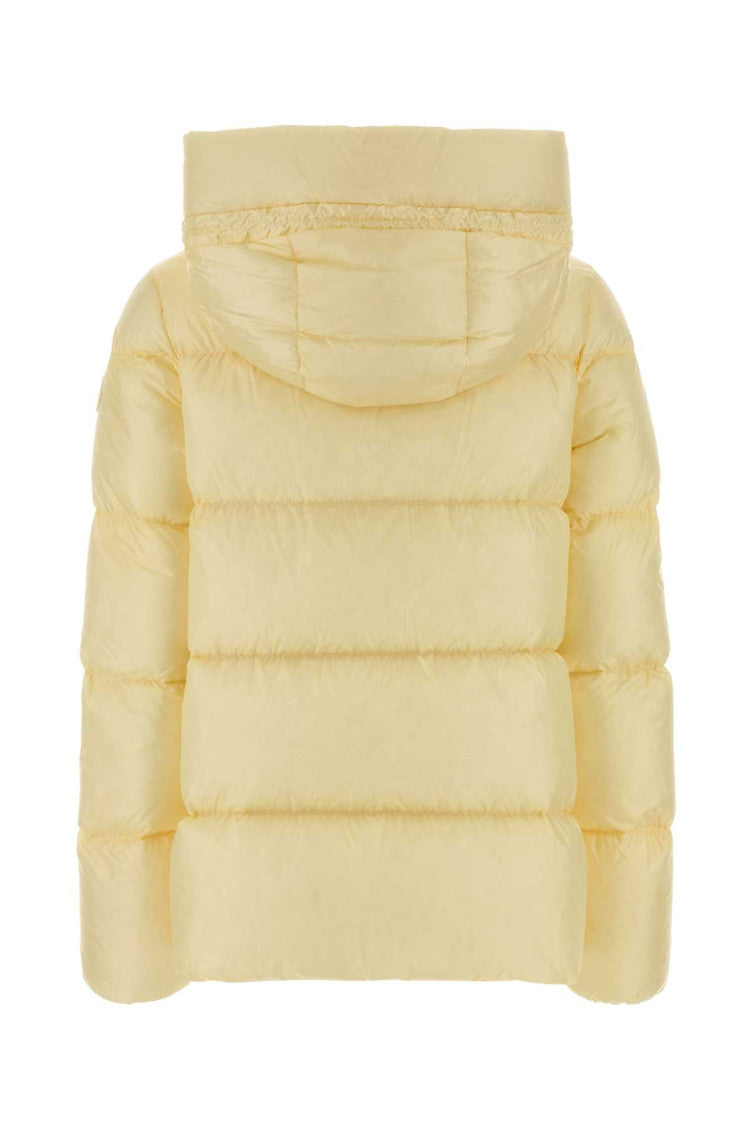 Yellow Quilted Hood Jacket 2