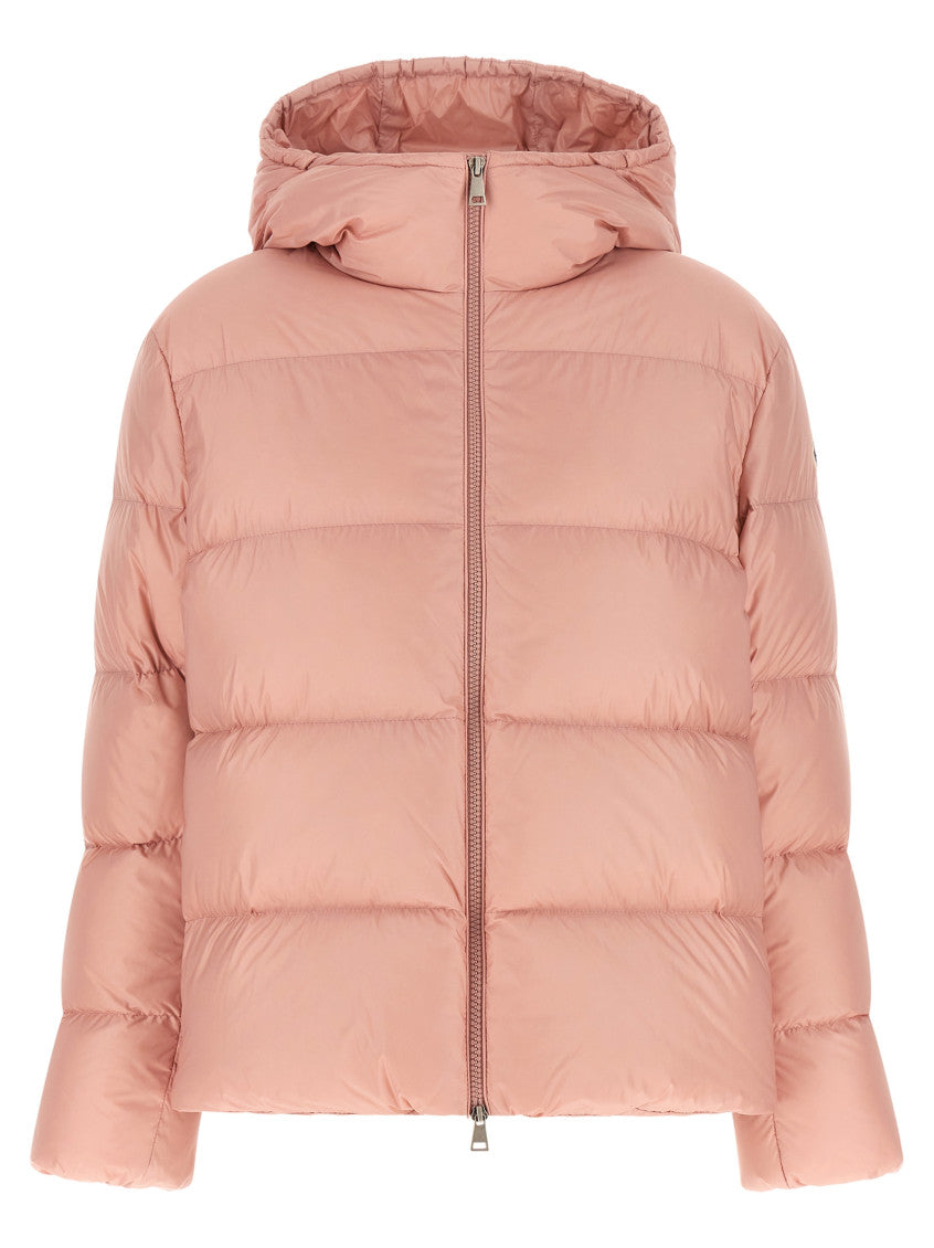Pink Quilted Hood Jacket 1