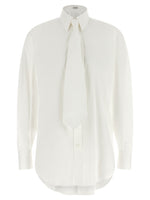 White Regular Solid Shirt 1