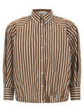 Brown Comfort Stripes Shirt 1