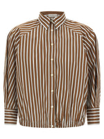 Brown Comfort Stripes Shirt 1