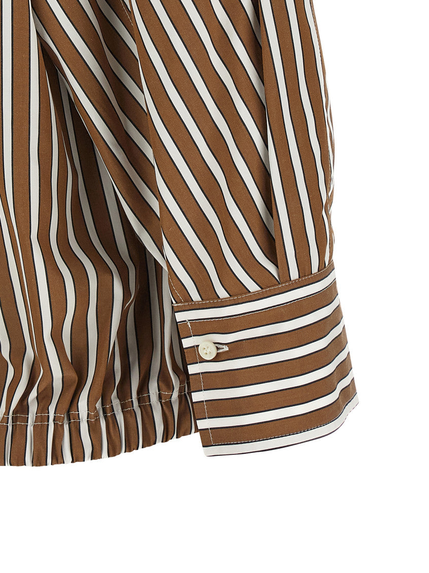 Brown Comfort Stripes Shirt 4