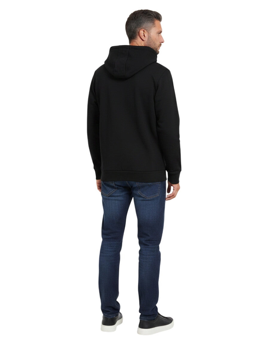 Black Regular Logo Hoodie 2