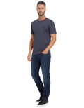 Blue Crew Neck T-Shirt 1