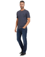 Blue Crew Neck T-Shirt 1