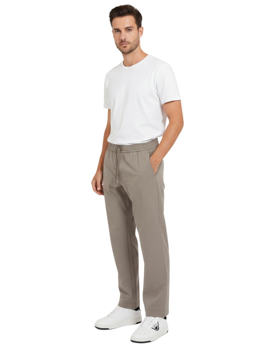 Green Drawstring Trousers 1
