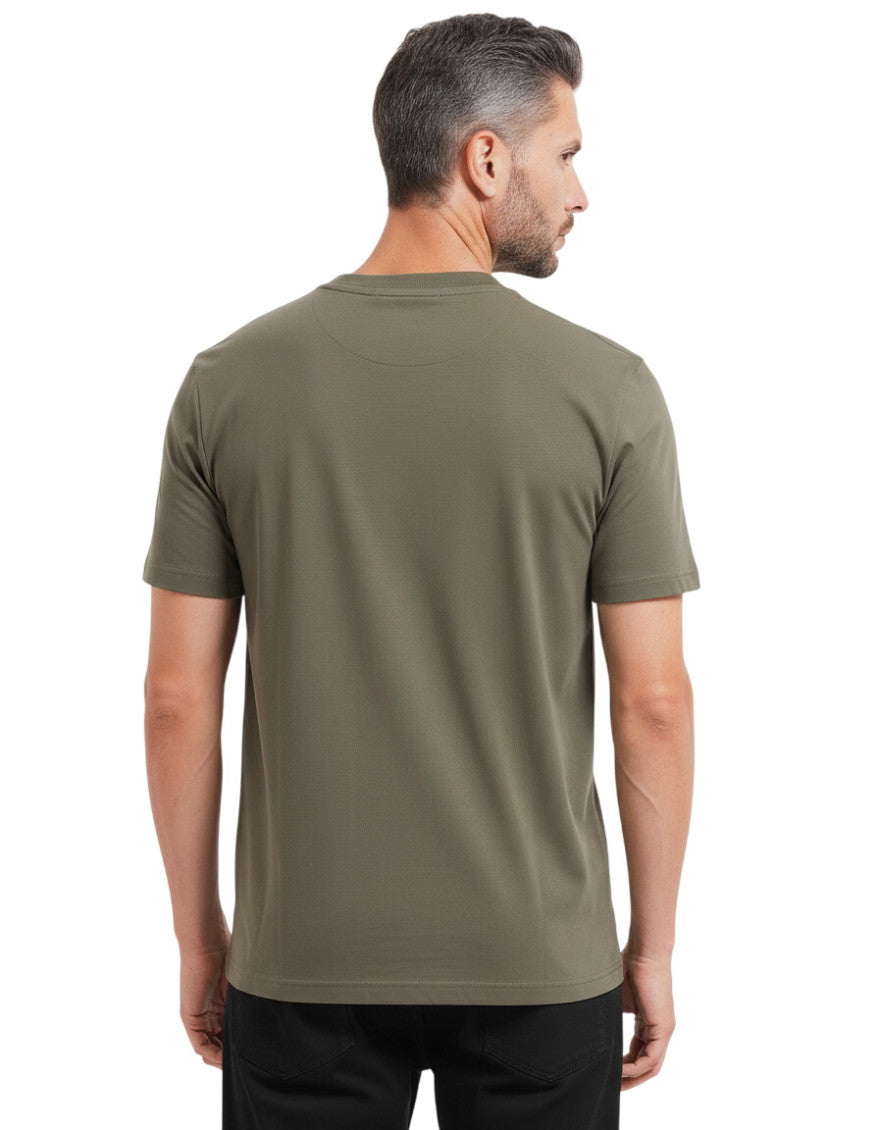 Green Logo Crew Neck T-Shirt 2