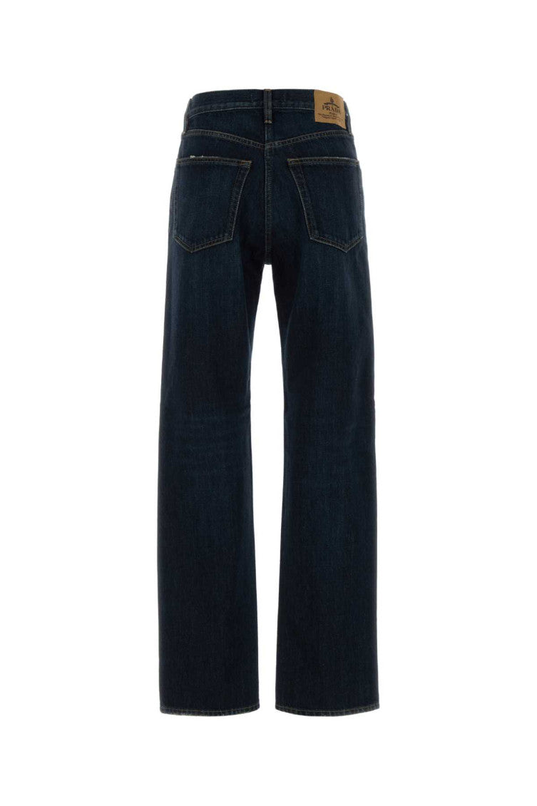 Navy Blue Straight High Rise Jeans 2