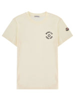 White Logo Crew Neck T-Shirt 1