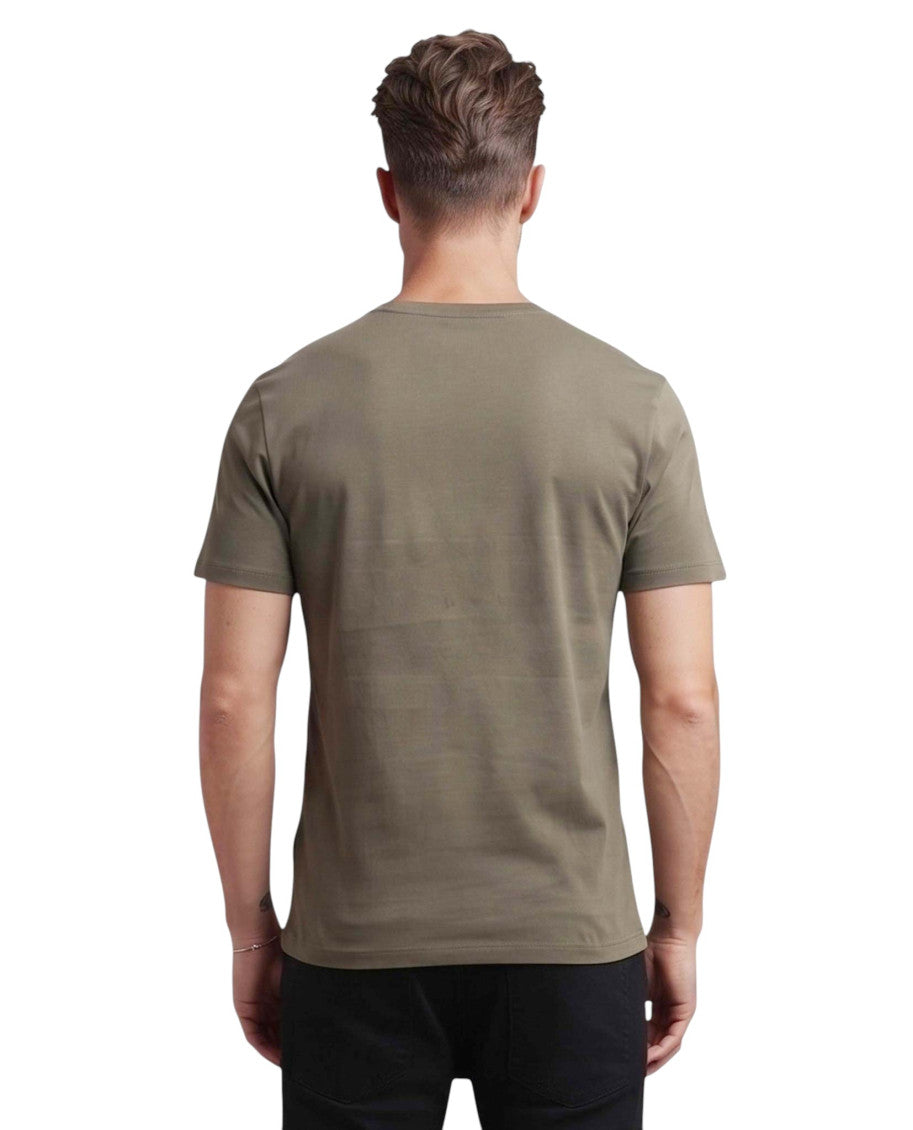 Green Logo Crew Neck T-Shirt 2
