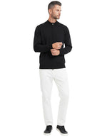 Black Logo Zip Up Sweater 1