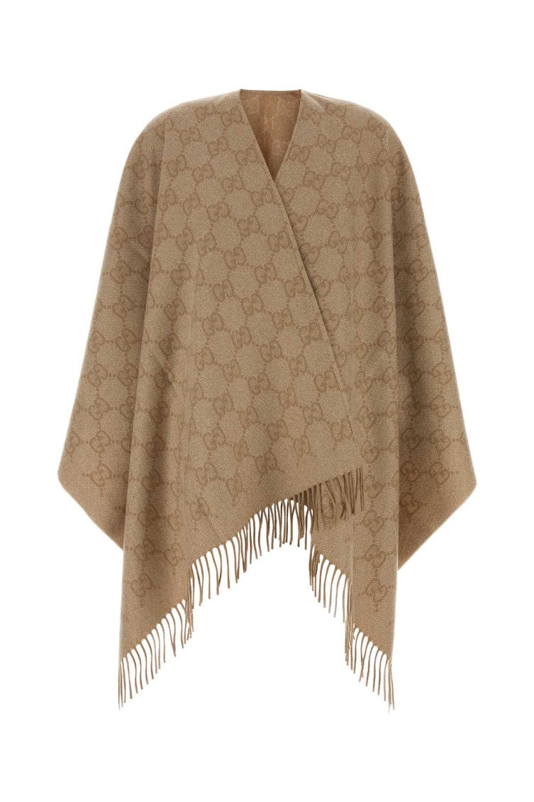 Brown Logo V Neck Sweater 1