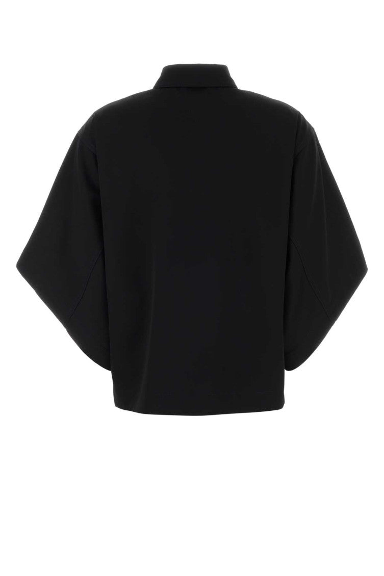 Black Oversized Solid Shirt 2