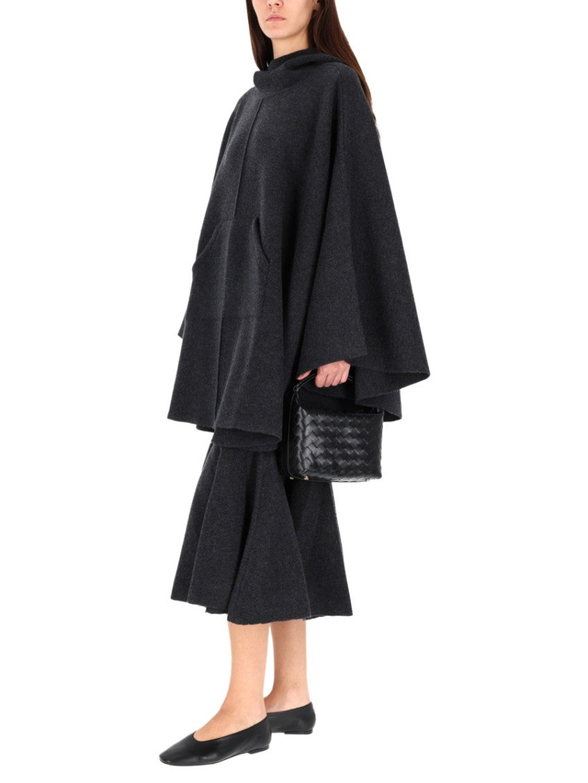 Black Hood Trench Coat 2