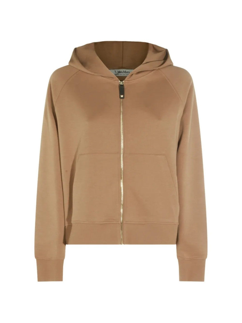 Brown Solid Hood Sweater 1