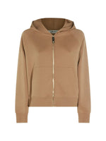 Brown Solid Hood Sweater 1