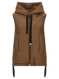 Brown Solid Hood Jacket 1