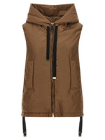 Brown Solid Hood Jacket 1