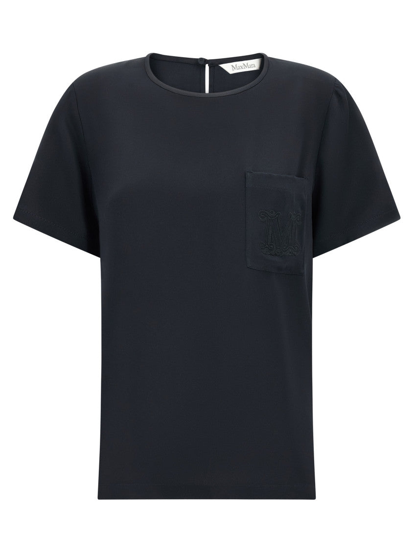 Black Round Neck T-Shirt 1