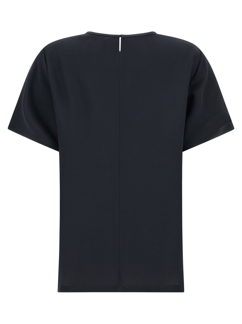 Black Round Neck T-Shirt 2