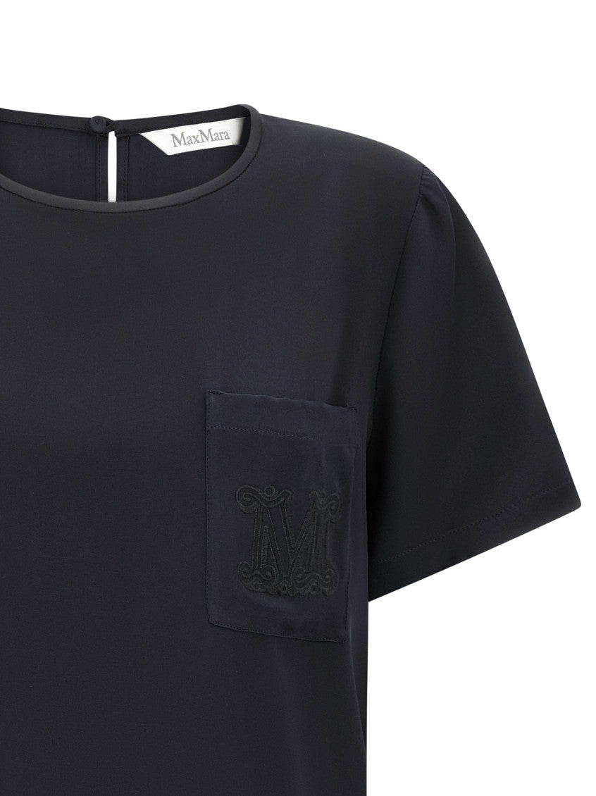 Black Round Neck T-Shirt 3