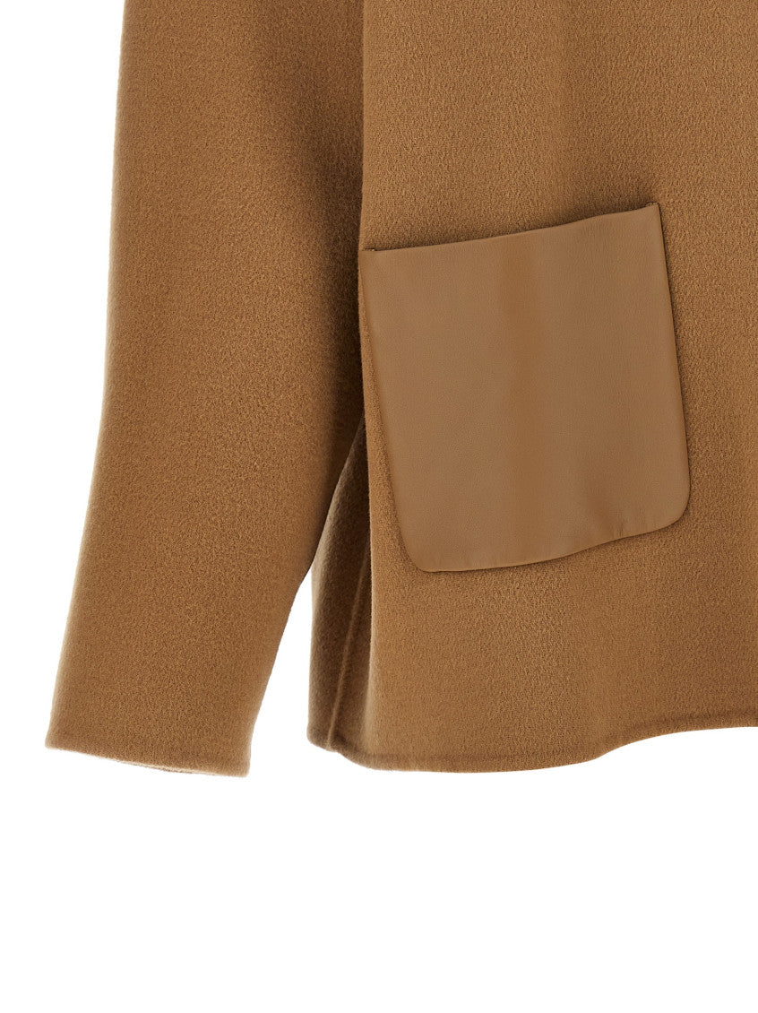 Brown Hood Trench Coat 4