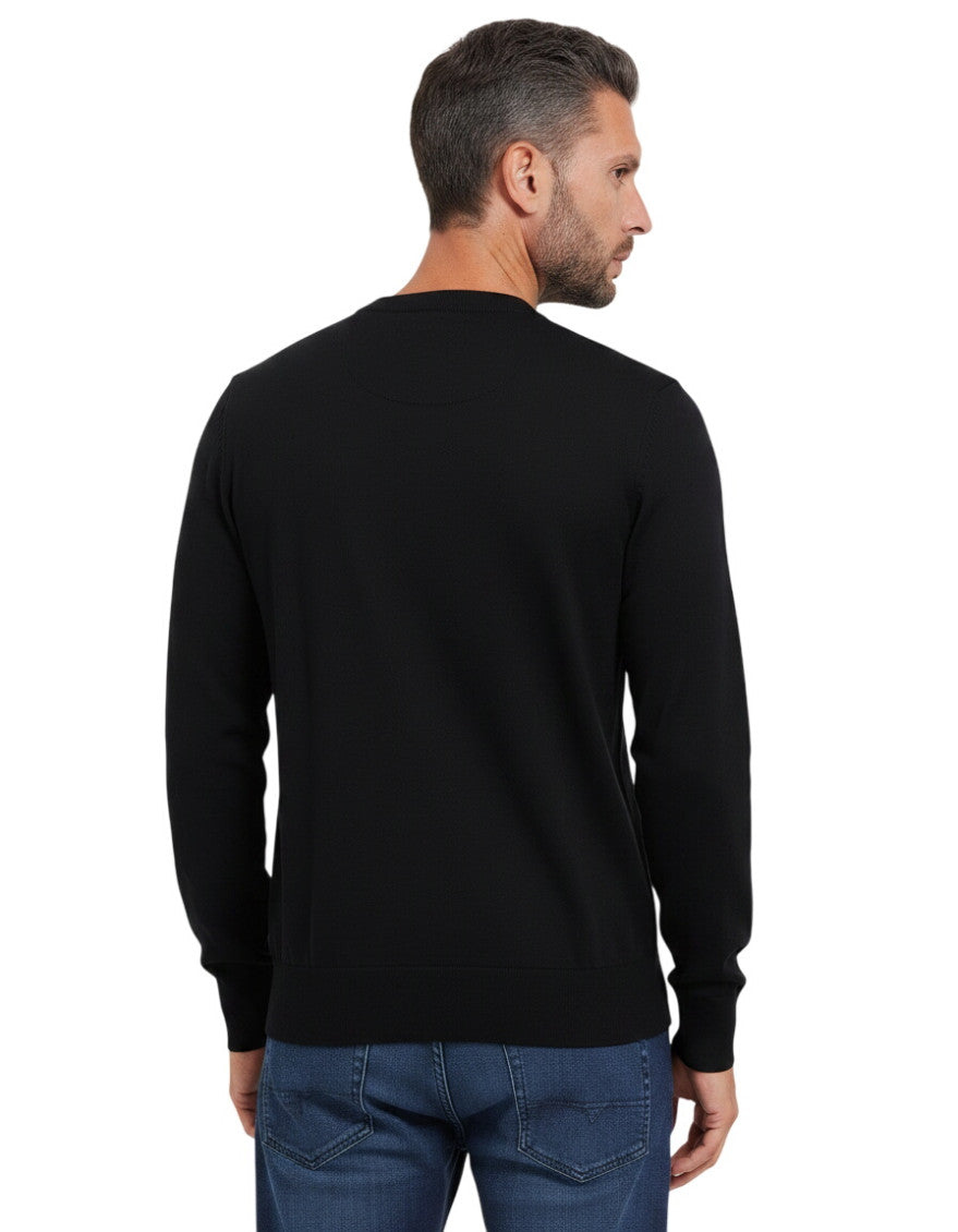 Black Crew Neck Sweater 2