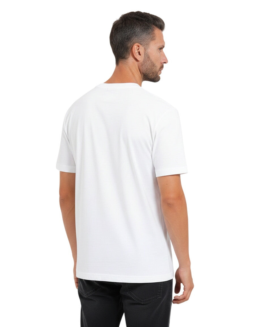 White Crew Neck T-Shirt 2